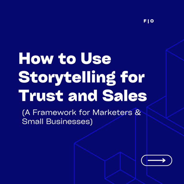 storytelling for trust and sales